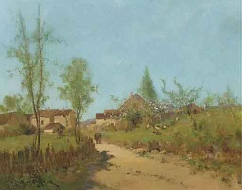 Eugene Galien-Laloue Country Landscape Germany oil painting art